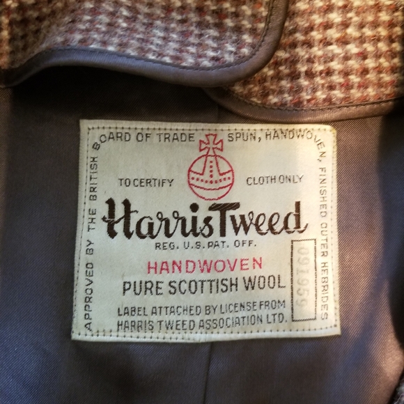Harris Tweed Wool Overcoat - Picture 4 of 9
